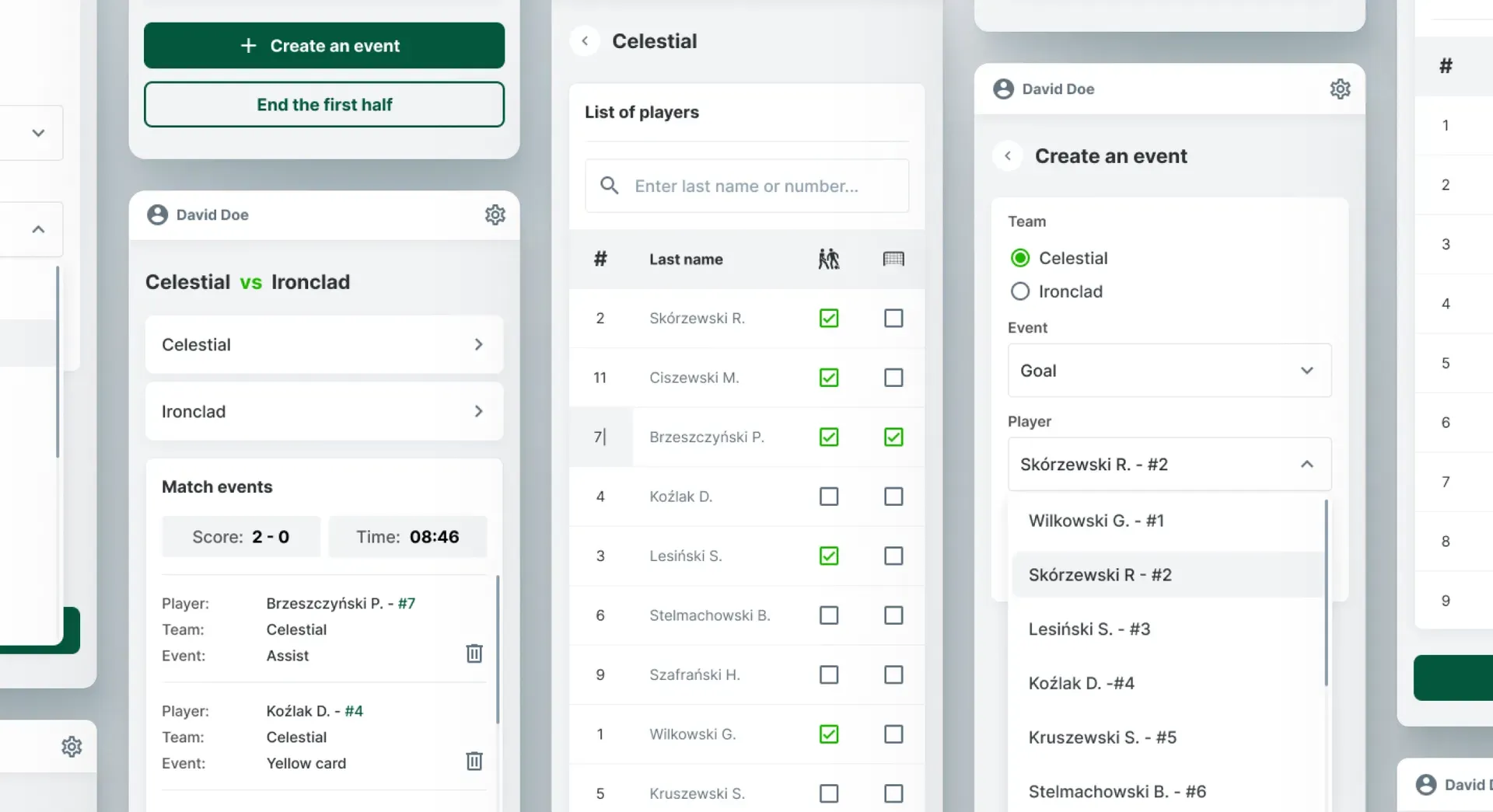 Referee app