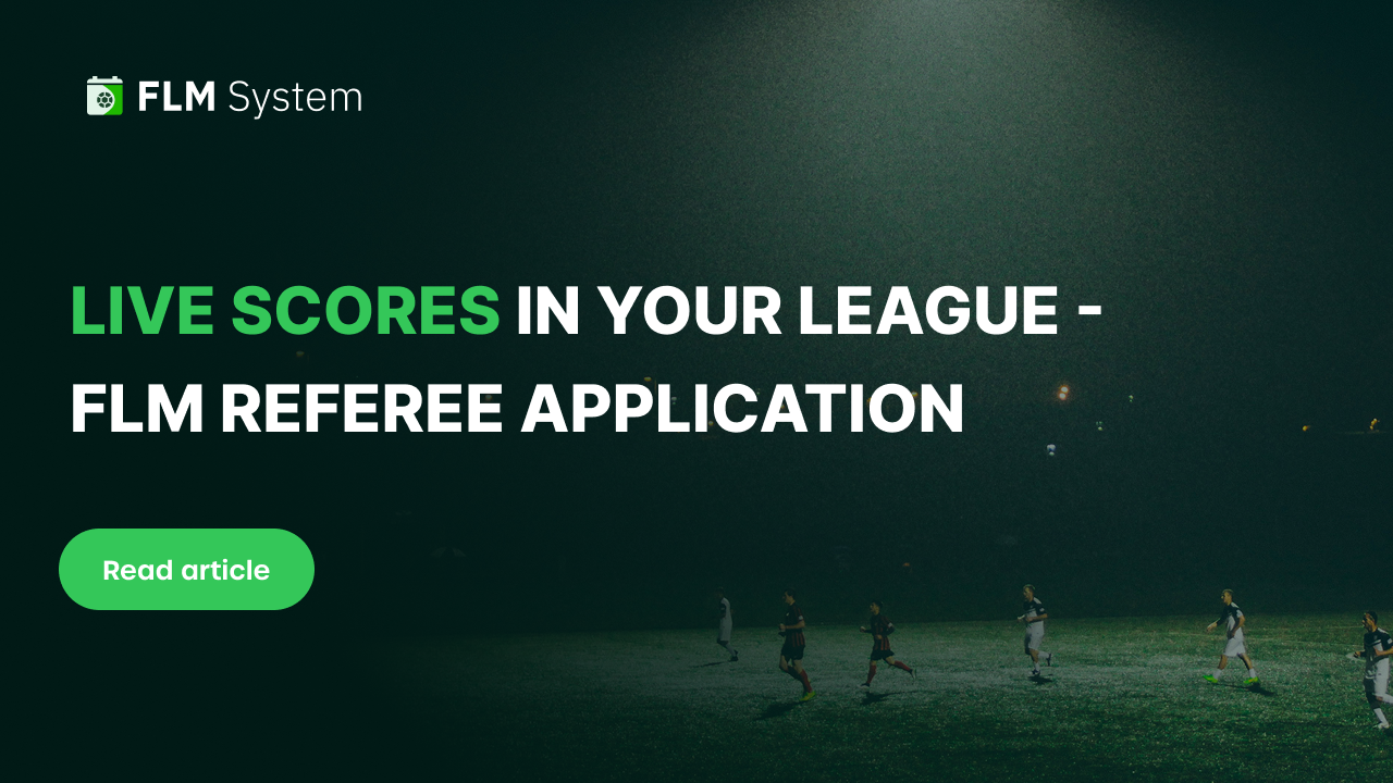 Live Scores in your league - Referee application