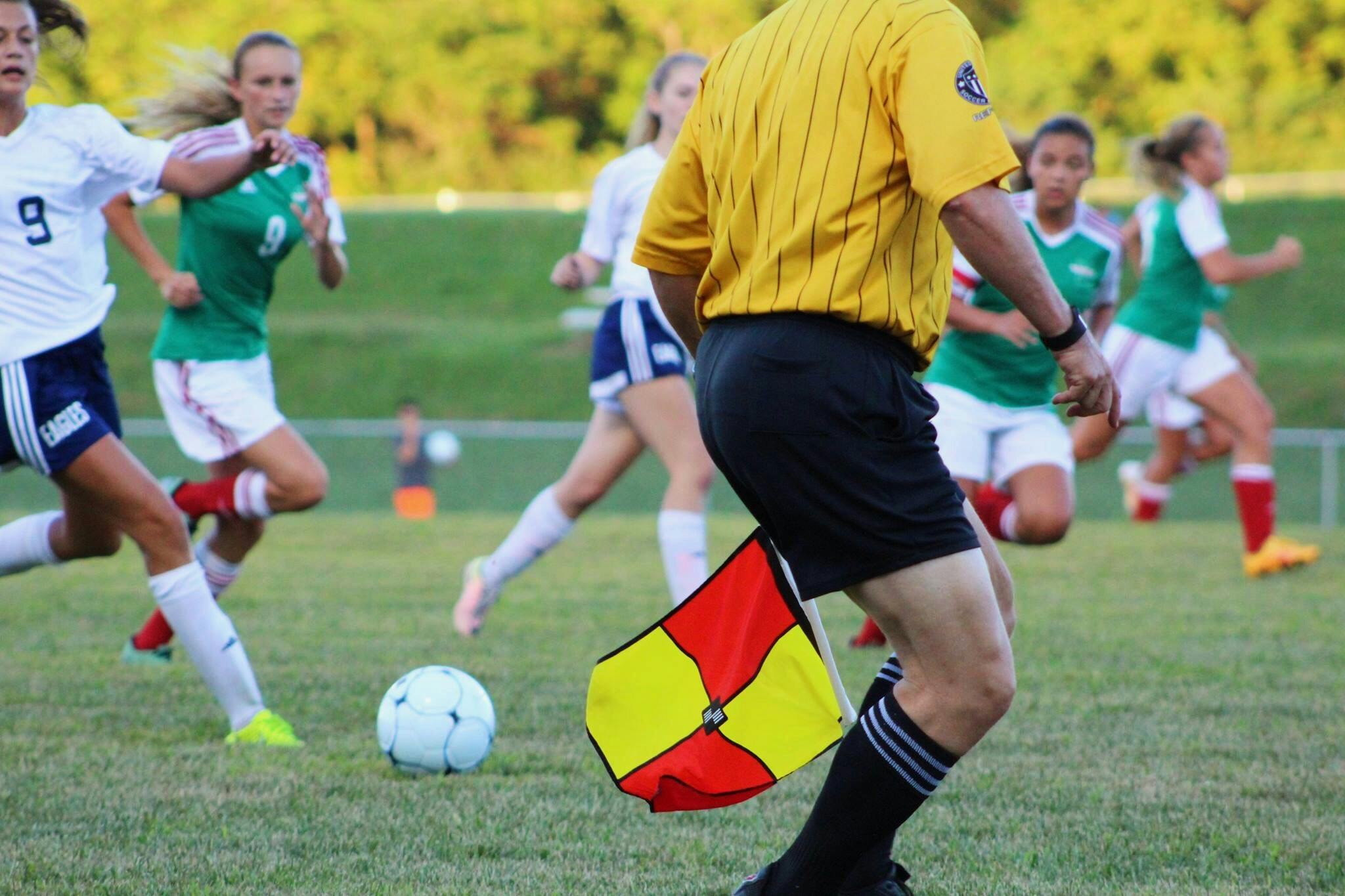 People playing soccer - Amateur football league