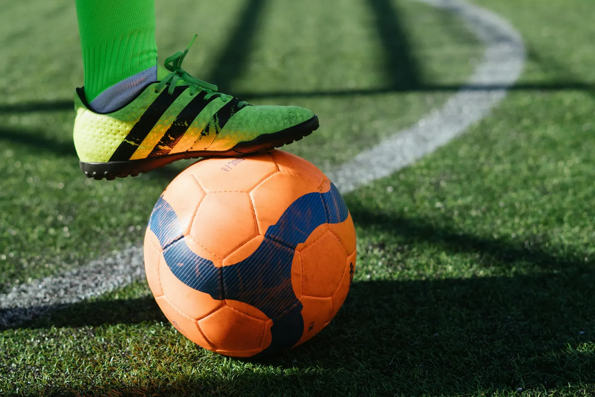 Football and a shoe